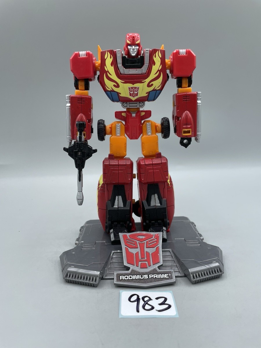 Hasbro Transformers Metal Rodimus Prime Titanium Cybertron Heroes