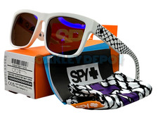       SPY OPTIC DISCORD SLAYCO MATTE WHITE VIPER/BRONZE PURPLE SPECTRA SUNGLASSES