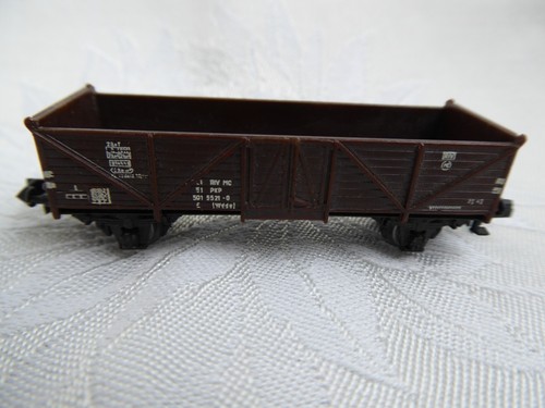 Eisenbahn PIKO Hochbordwagen 5015521 - 0 Dunkelbraun Spur N  gebraucht | Zustand: Gebraucht