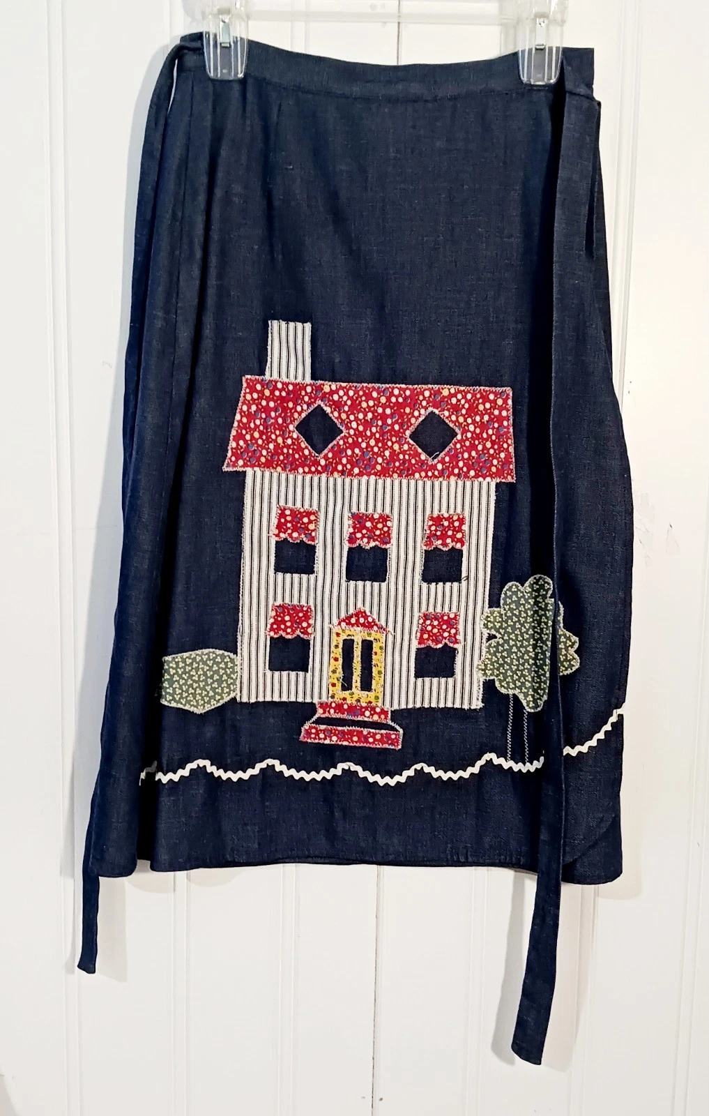 Vintage Home Denim Wrap Skirt