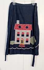 Vintage Home Denim Wrap Skirt