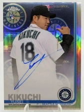 Yusei Kikuchi RC Auto /499 2019 Topps Chrome Refractor  #RA-YK Seattle Mariners 