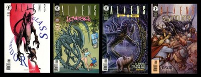 Aliens Glass Corridor Lovesick Pig Stalker Mixed One-Shot Comics Lot Dark Horse 