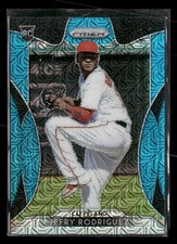 2019 Panini Prizm #229 Jefry Rodriguez Blue Mojo Prizm #/399