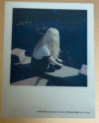 BLACKPINK ROSE Rosie POPUPSTORE Cheki PC Photocard Photo card