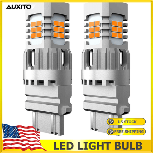 2x 3157 3057 LED Front Turn Signal Light Bulbs For Dodge Ram 1500 2500 3500 New
