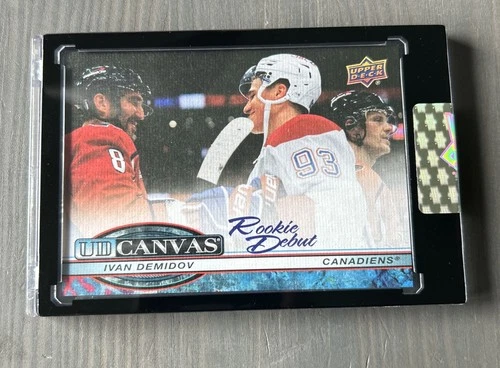 2025-26 Upper Deck Clear Cut Ivan Demidov Rookie Debut UD Canvas RC