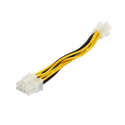 ATX 4Pin Male to 8Pin Female EPS Power Cable Adapter CPU Power Supply Connector