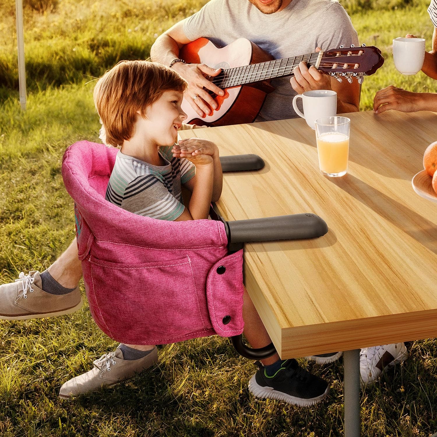 Hook On High Chair - Portable  Foldable for Babies 6-36 Months, Family  Travel