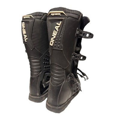 ONeal Rider MX Motocross Boots Black Mens Size 12 Dirt Bike Riding