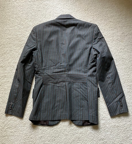 Costume cosplay Baron Boutique Dr Who 10° Dottore Tennant marrone a righe XS - Foto 5 di 19