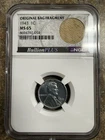 1943 Lincoln Wheat Steel Cent 1c NGC MS65 - Original Bag Fragment