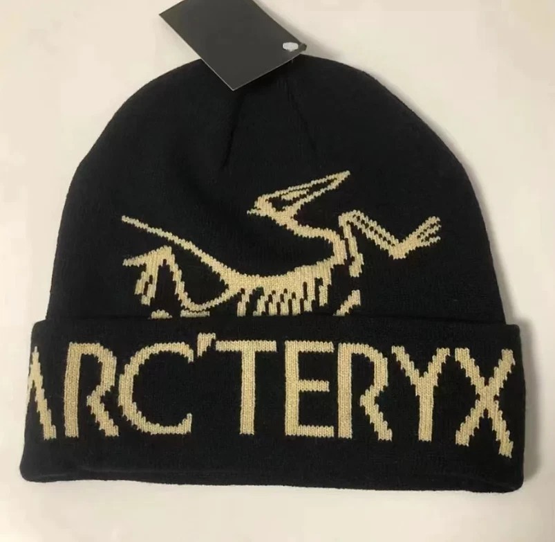Arc'teryx Bird Word Toque Beanie V1 Black Void Wool NWT thumbnail 2