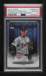 2022 Topps Update Stars of MLB Chrome Spencer Torkelson PSA 10 GEM MT Rookie RC