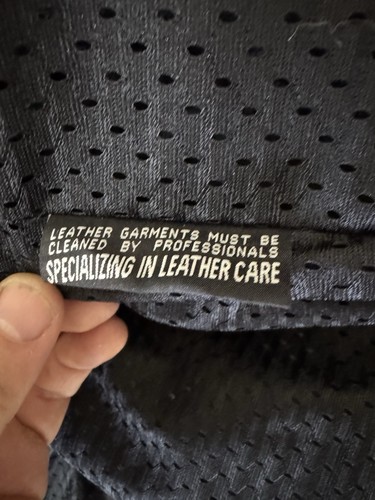 First Racing Leather Motorcycle Jacket 4X Thinsulate Black Orange Armor - Picture 17 of 24