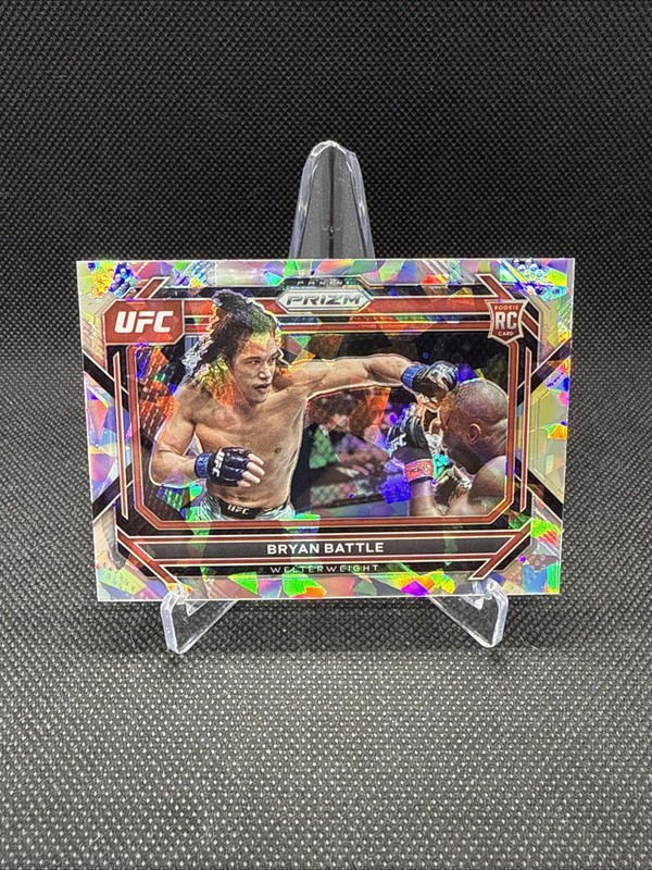 2023 Panini Prizm UFC - Bryan Battle #58 Ice Prizm (RC)