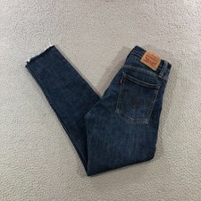 levis denim jeans womens 27 blue wedgie skinny