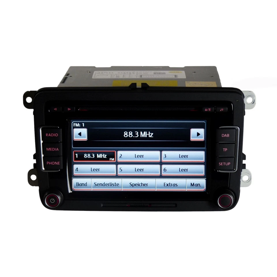 VW RCD 510 Radio DAB+ Autoradio mit Code VW Golf 6 VI Beetle 5C Eos Scirocco - Bild 3 von 4