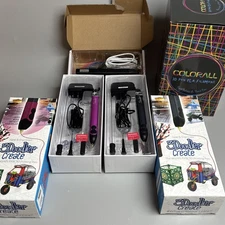 3D Pen Lot 3Doodler Create x 2 + Mynt3D Super + Colorfall Filament