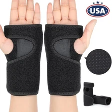2× Wrist Brace Carpal Tunnel Wrist Splint Night Support Women Men Pain Relief US