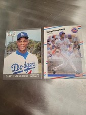 Darryl Strawberry Cards (2) 1988 and 1991