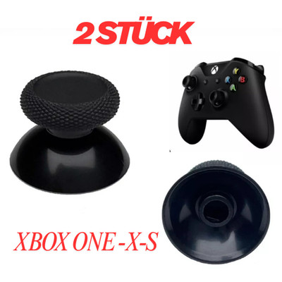 XBOX ONE X S ThumbStick Joystick Caps Controller Schwarz 3D AnalogErsatzstick 2X