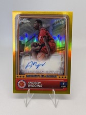 2024 Topps Chome Andrew Wiggins /50 McDonalds All-American True GOLD Auto #86 🔥