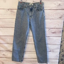 Levis 550 Mens Jeans 34X34 Relaxed Fit Light Wash 5 Pocket Boot Cut B60