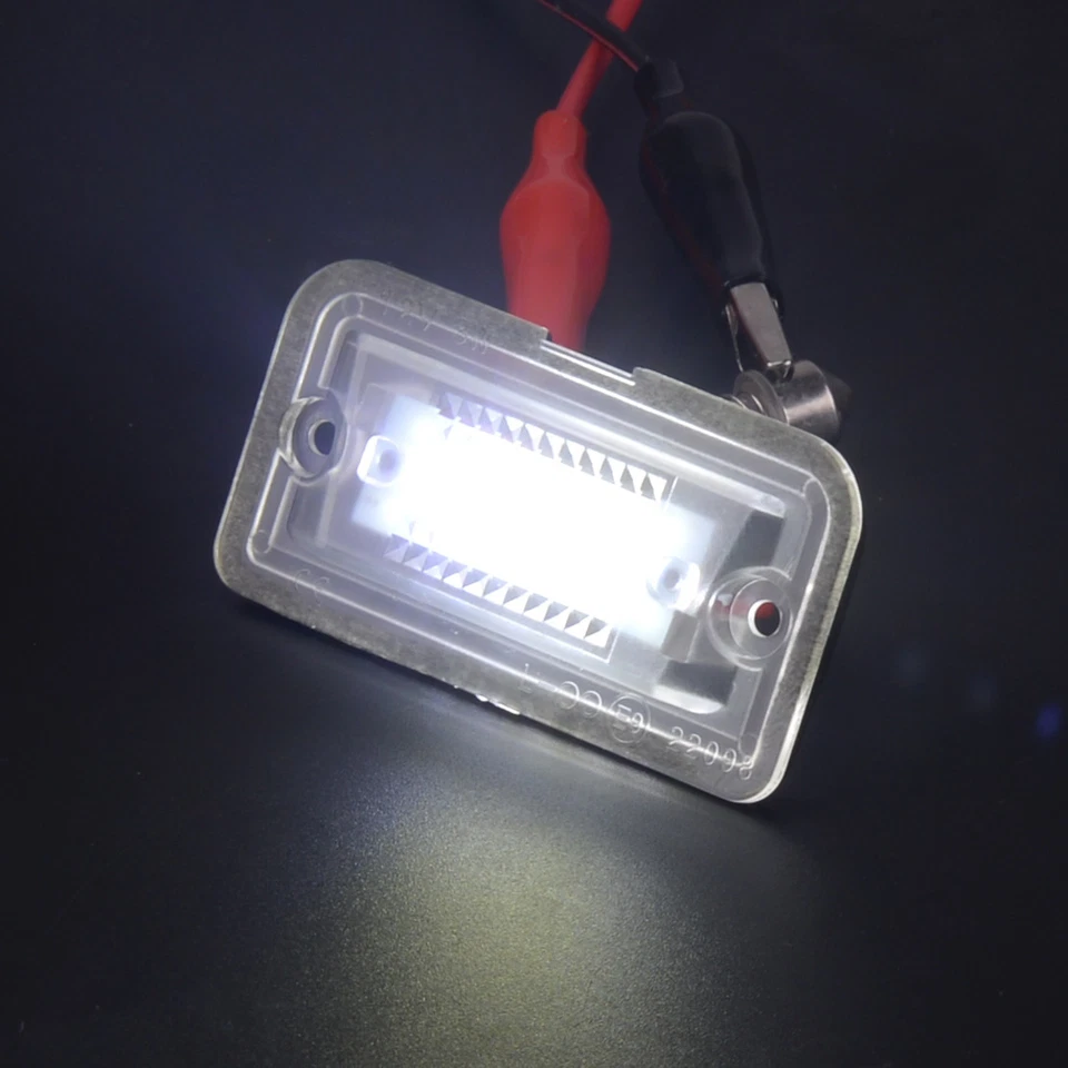 2X Luz LED Número Matrícula Apta para Mercedes Benz CLK280 CLK500 %% Foto 3 de 3