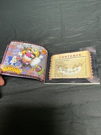 Nintendo Virtual Boy Wario Land Cartridge and Manual Instruction Booklet