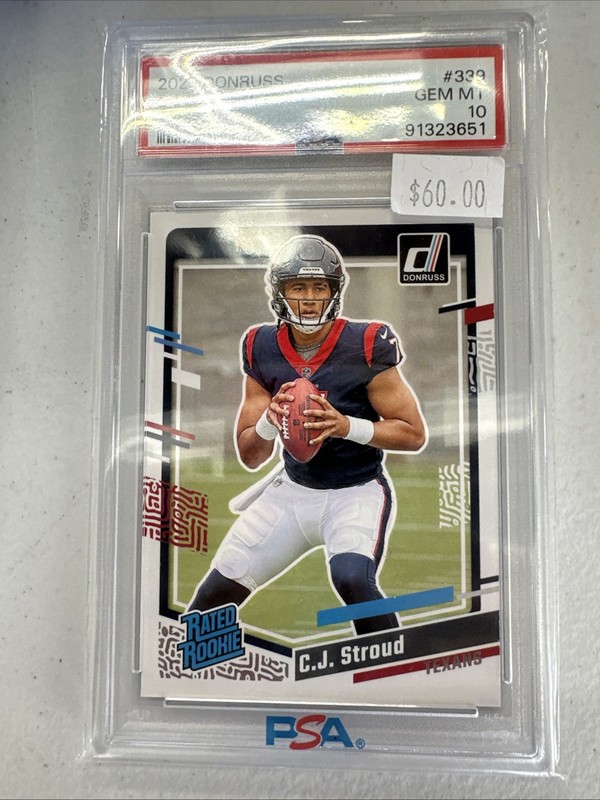 2023 Panini Donruss Rated Rookie C.J. Stroud #339 PSA 10