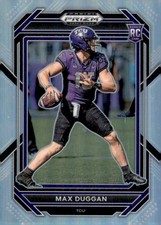 Max Duggan RC 2023 Panini Prizm Draft Picks Prizms Silver Rookie
