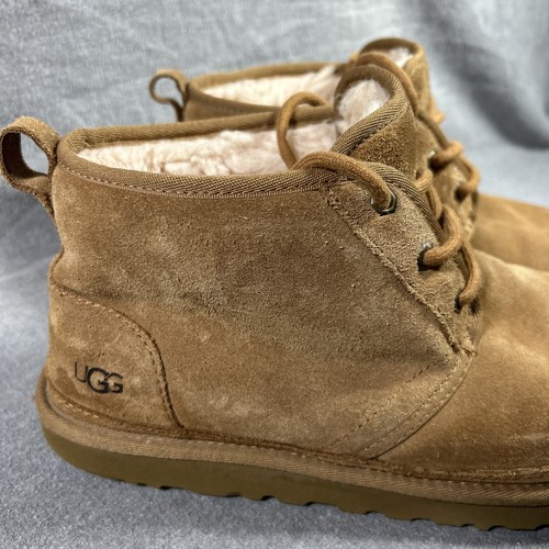 UGG Neumel Brown Suede Chukka Boots Style 3236 Boots Shoes Mens Size 10 - Picture 2 of 12