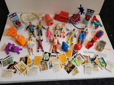 Vintage 80s Kenner The Real Ghostbusters Action Figure / STICKER Bundle LOT