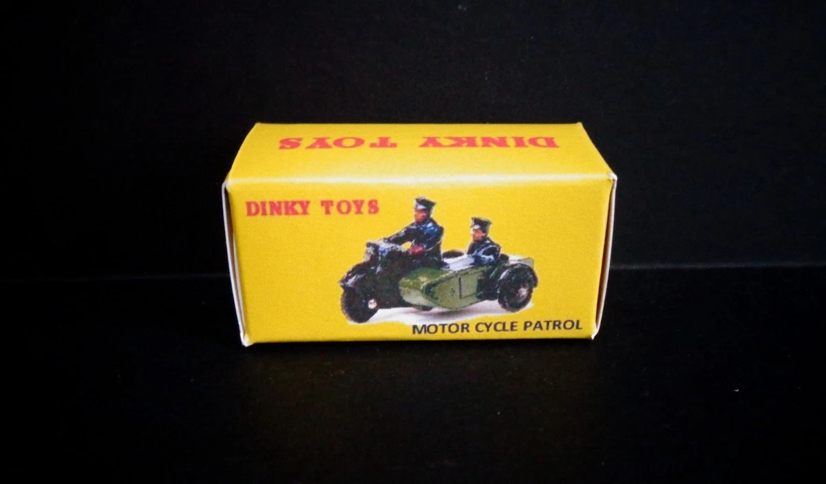 Dinky Toys Moto Civilian Motorcycliste Voiture Diecast 1:43