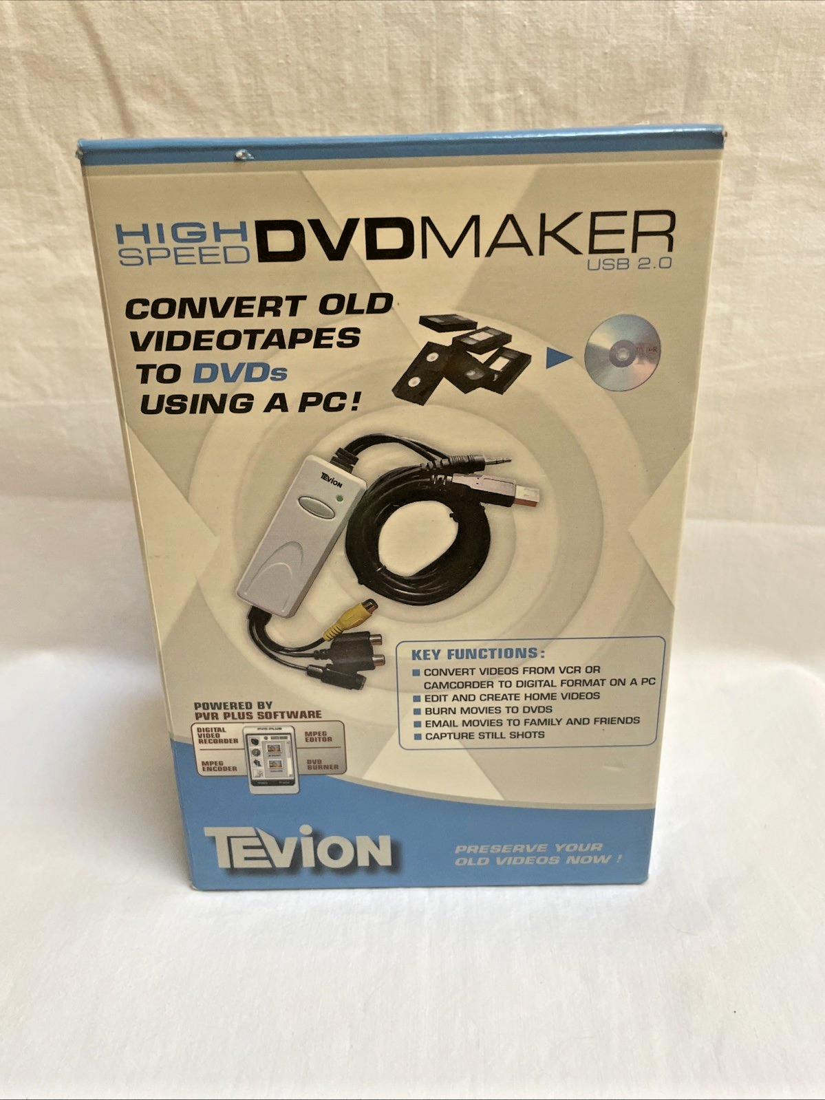 High Speed Dvd Maker Usb 2.0 Connection, Cables & Instructions Included ...