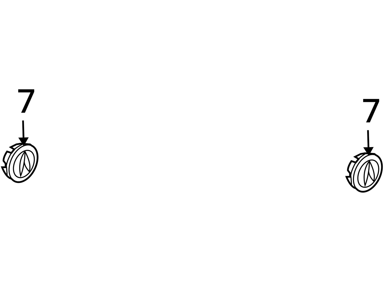 2001-2009 2008 Acura MDX 6 Spoke Wheel Center Cap Set Of (3) 44732S3VA01 Stained