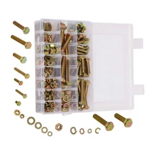 LABLT 236 Pack M6/M8/M10 alloy steel Bolts and Nuts Kit W/8.8 Grade Alloy Steel