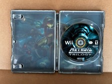 Metroid Prime Trilogy: Collector's Edition Wii Steelbook, no manuals 