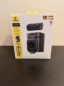 Baseus PrimeTrip VD1 Pro Dash Cam 4K Front + 1080P Rear Sony STARVIS WiFi 6 New