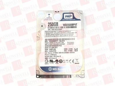 WESTERN DIGITAL WD2500BPVT-00JJ5T0 / WD2500BPVT00JJ5T0 (NEW NO BOX)