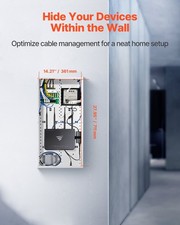 For Structured Media Enclosure, 28-Inch, Recessed in-Wall Media Box with Cover