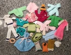 Vintage 60’s-70’s Lot Hand Crocheted Knitted Barbie Doll Clone Fashion Clothes