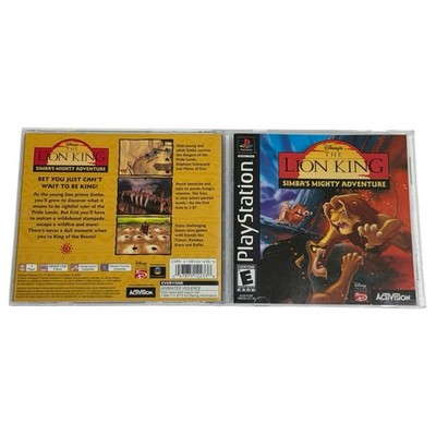 The Lion King : Simba's Mighty Adventure Sony PlayStation 1 PS1 NO DISC