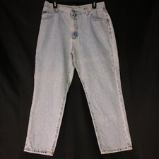 Lee Riveted Women's Jeans 16P Light Wash Straight Leg
