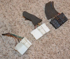 1992 1993 1994 MAZDA MX3 INSTRUMENT CLUSTER SPEEDOMETER GAUGES WIRING HARNESSES