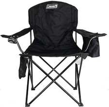 Comfortable Portable Camping Chair with Cooler, Cup Holder & Carry Bag