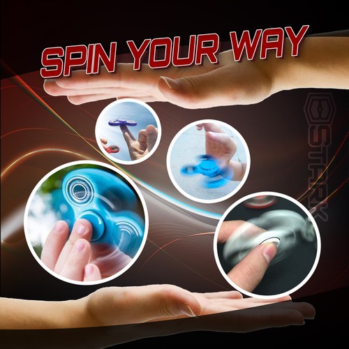 LILA Hand Spinner Tri Handschmeichler Fokus Schreibtisch Spielzeug EDC ADHS Autismus KINDER ERWACHSENE - 5 STCK. - Bild 6 von 6