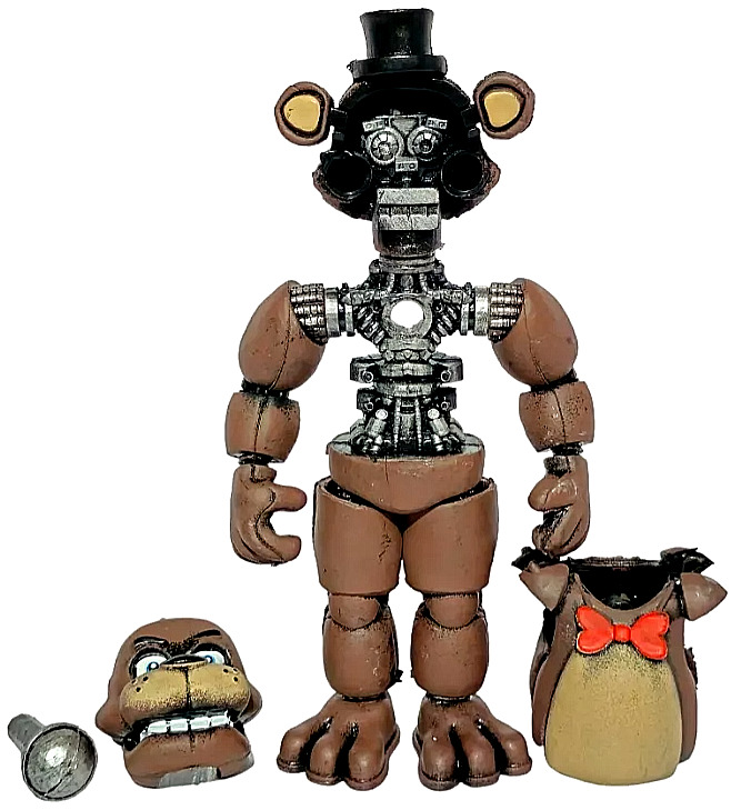 FNAF Freddy Fazbear mexican toy figure Five Nights At Freddy´s Security  Breach