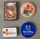 Walt Disney Art Collectibles Promotional Pinback Buttons Lot Of 4 — photo 1
